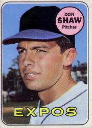 1969 Topps Baseball Cards      183     Don Shaw